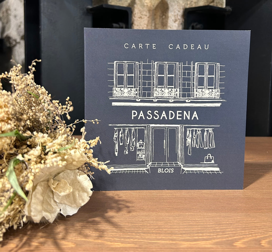CARTE CADEAU PASSADENA - Passadena Blois