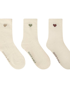 Chaussettes mi-hautes SATINE