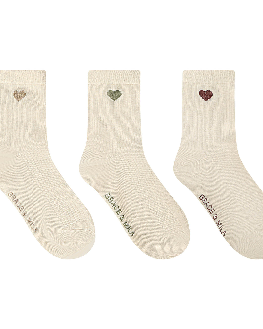 Chaussettes mi-hautes SATINE
