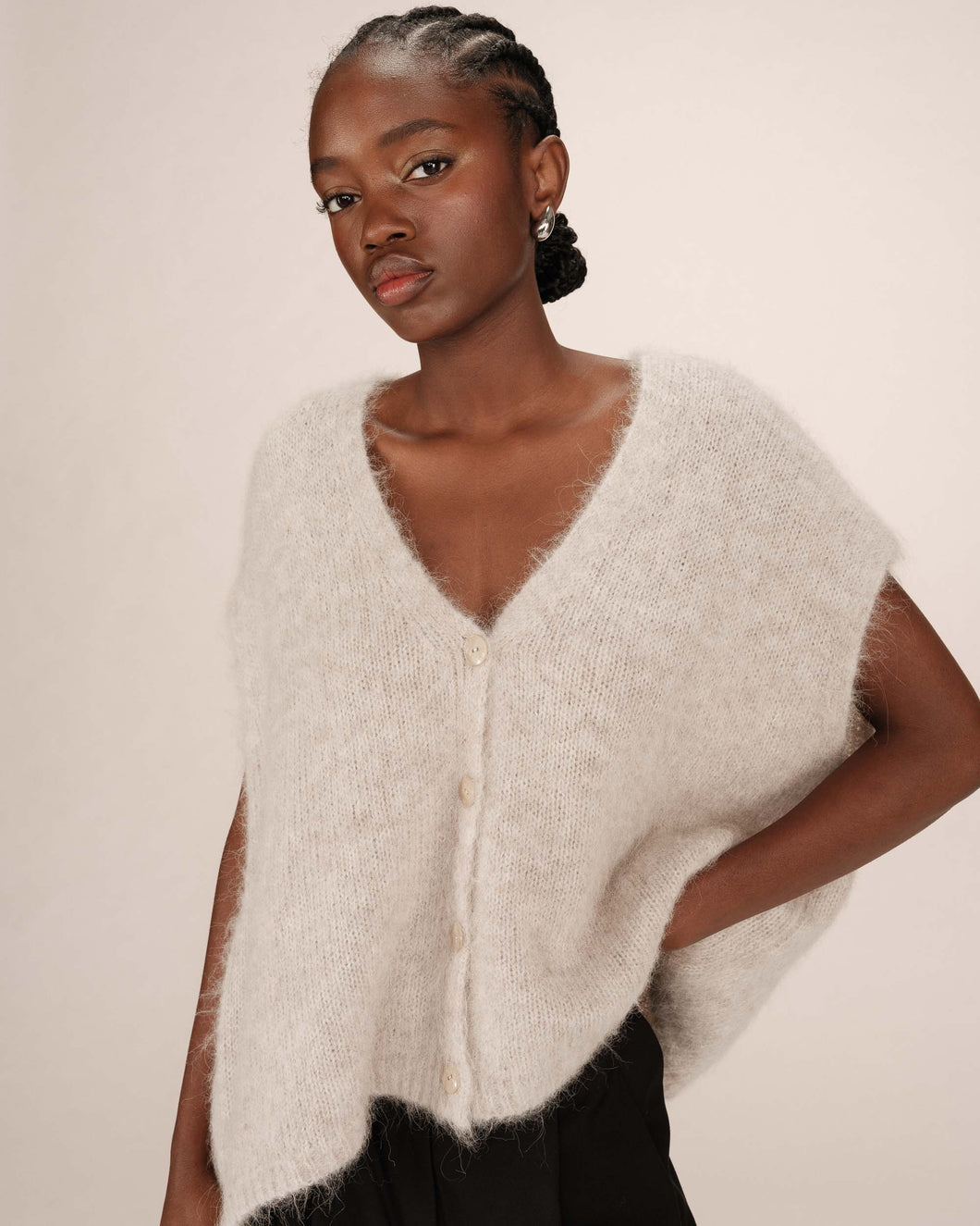 Cardigan laine et alpaga SAVANT