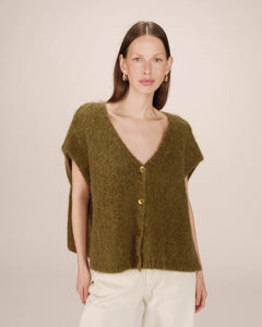 Cardigan laine et alpaga SAVANT